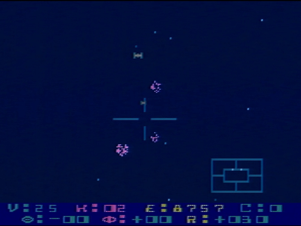Gameplay of Star Raiders for Atari 5200